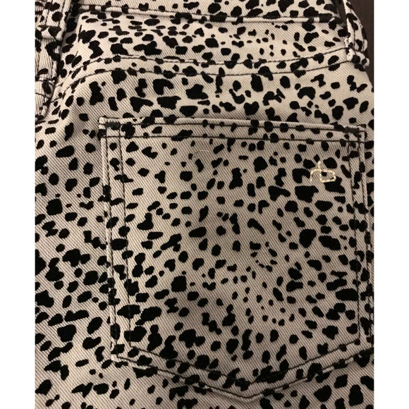 Rag & Bone Hana High-Rise Slim Fit Cropped Boot Gray Cheetah Jeans - 24 - NWT - Picture 6 of 16
